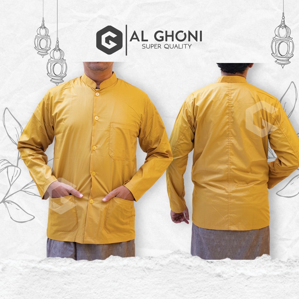 kemko dewasa lengan panjang marron purih biru premium ori spon import ammu haibah