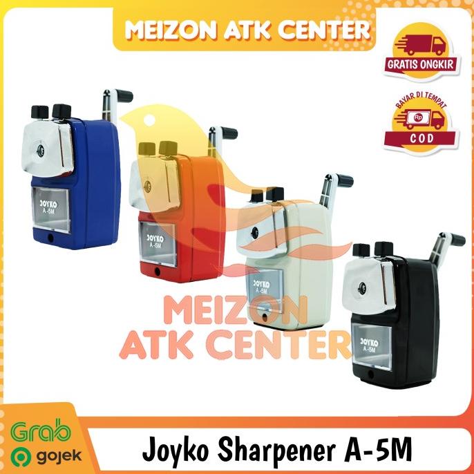 

Rautan Putar Meja Joyko A-5M Sharpener Serutan Pensil ATK Murah Random HOT PROMO