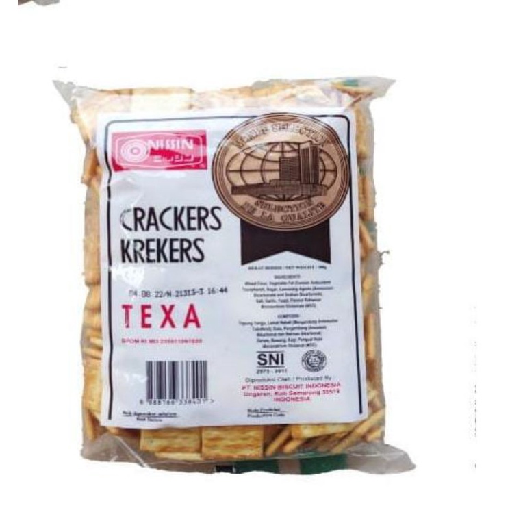 

Nissin biskuit Texa 300 gr isi 20 pcs