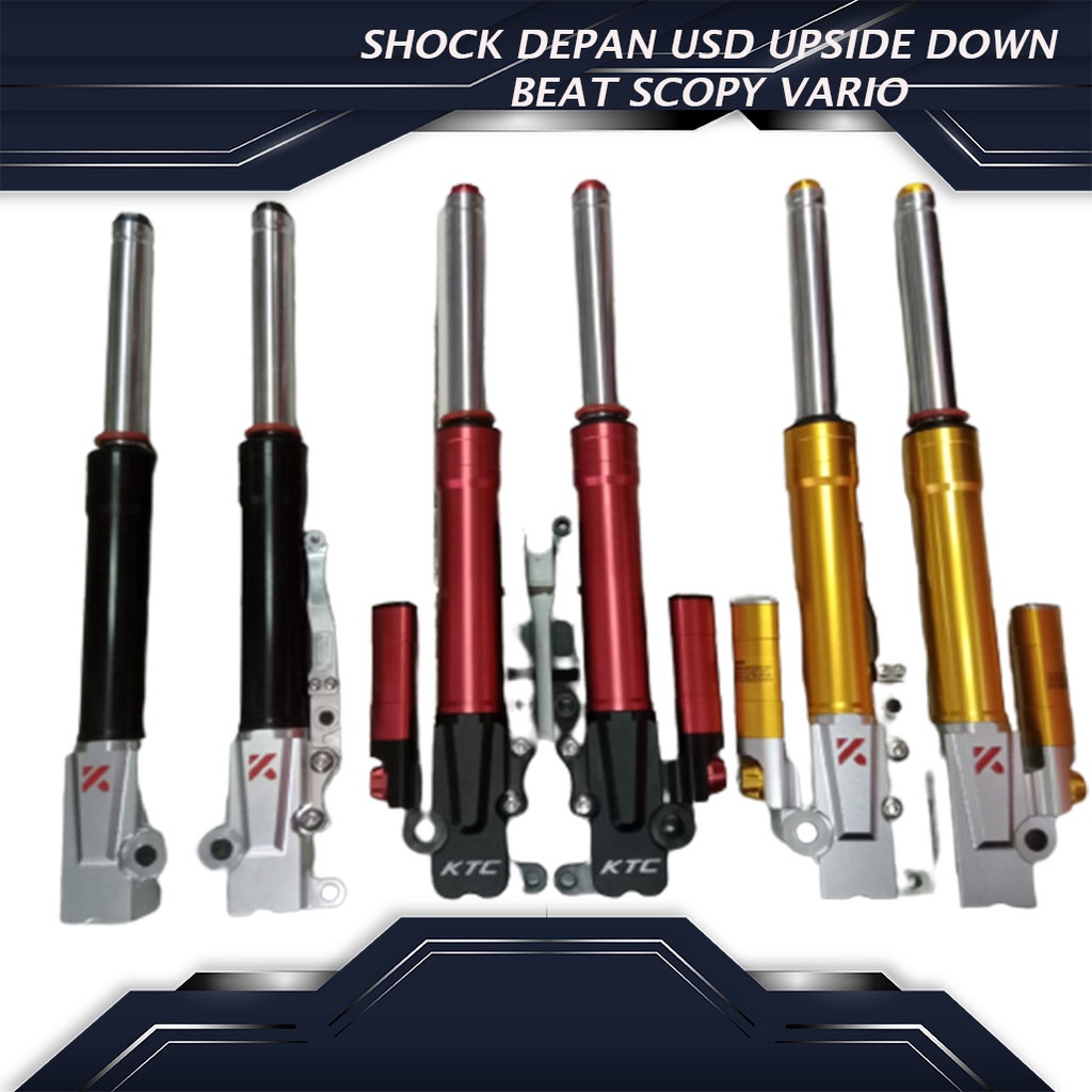 SHOCK DEPAN USD UPSIDE DOWN BEAT SCOPY VARIO