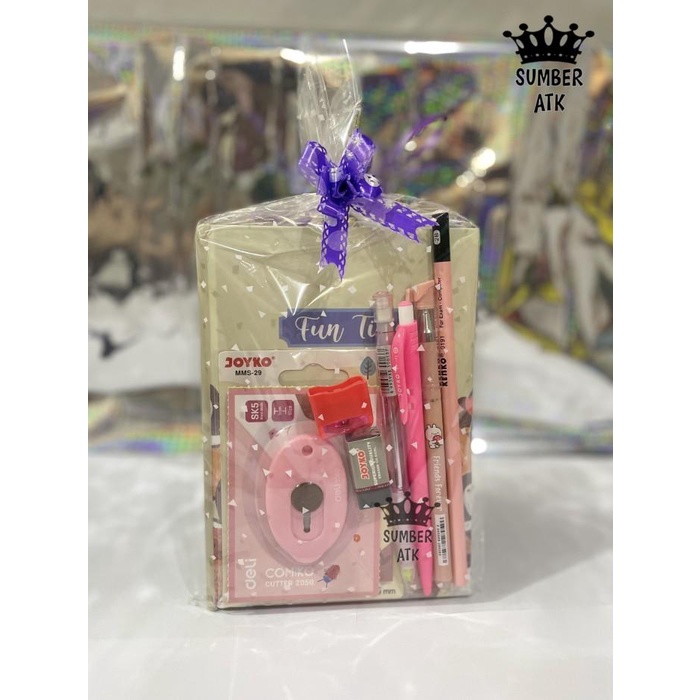 Paket Atk Set Mini Pink - Sumber Atk