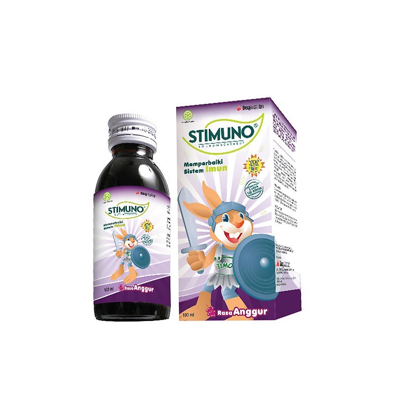 STIMUNO RASA ANGGUR 100 ML / SUPLEMEN / DAYA TAHAN TUBUH ANAK