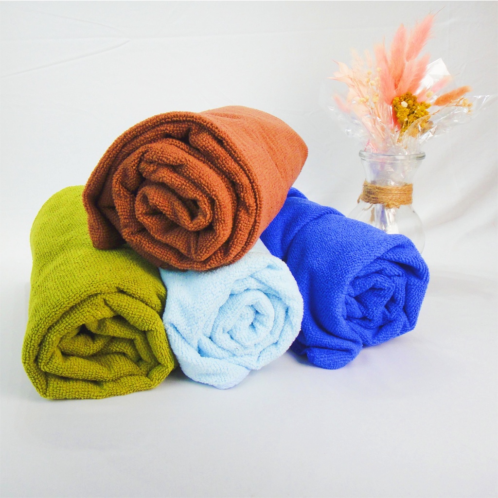 Bamboo Sunny Handuk Mandi Dewasa 70x140 cm Handuk Microfiber Hotel Mandi Tebal Cotton 100%