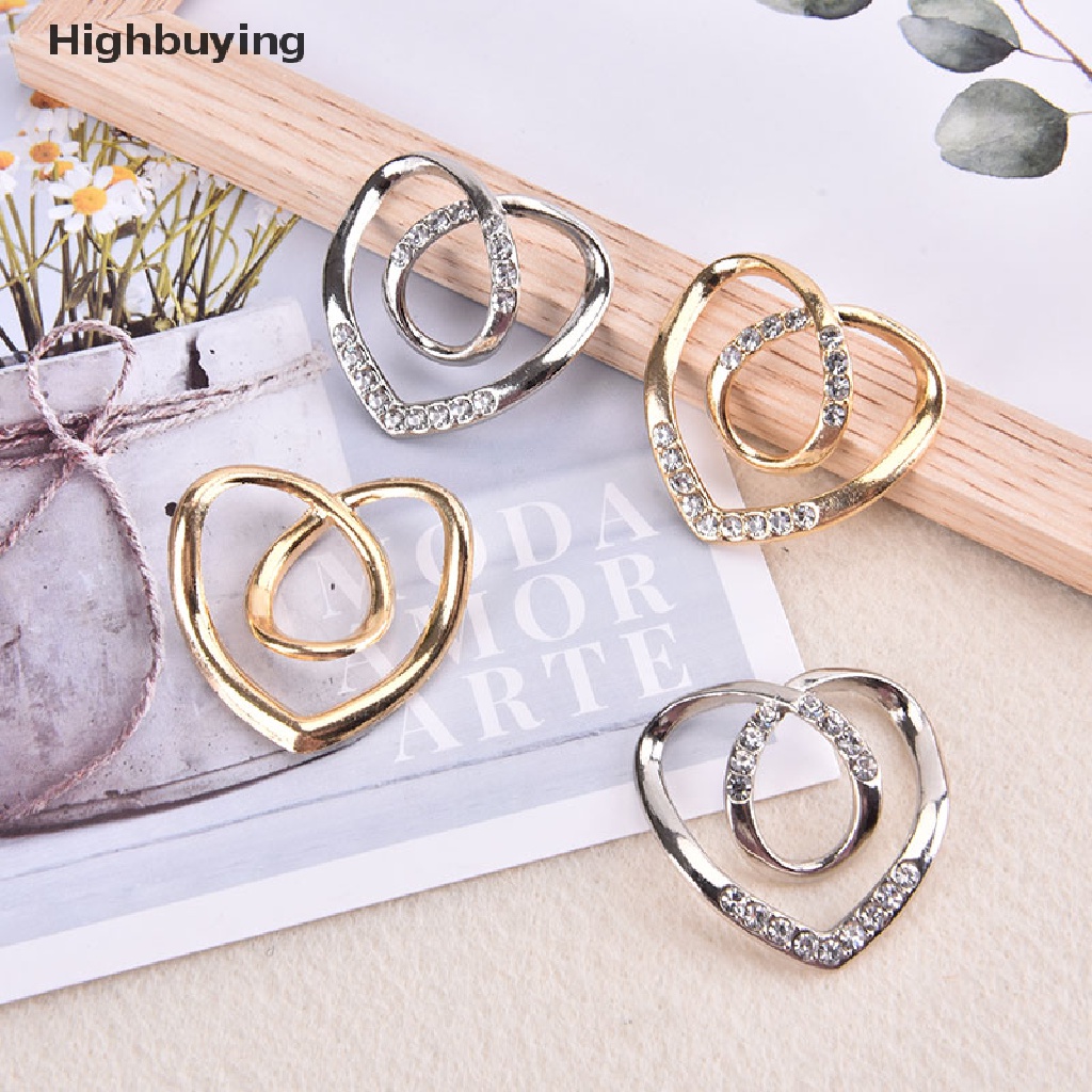 Hbid Heart Scarf Bros Kristal Sutra Syal Gesper Bros Wanita Selendang Cincin Klip Glory