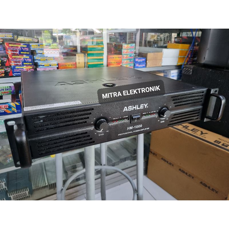 Power Ashley HM 1000 2x1000Watt Class H Power Ashley Class H HM1000 + Filter Subwoofer