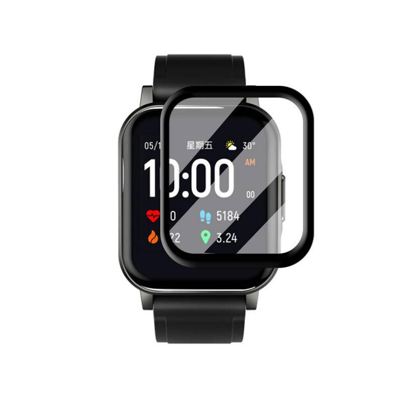 Untuk Haylou Solar LS02 LS05 LS05S LS10 LS11 LS13 Smart Watch Full Cover 3D Curved Plating Lembut PMMA Film Untuk Haylou 09B GST Lite Pelindung Layar -Bukan Kaca