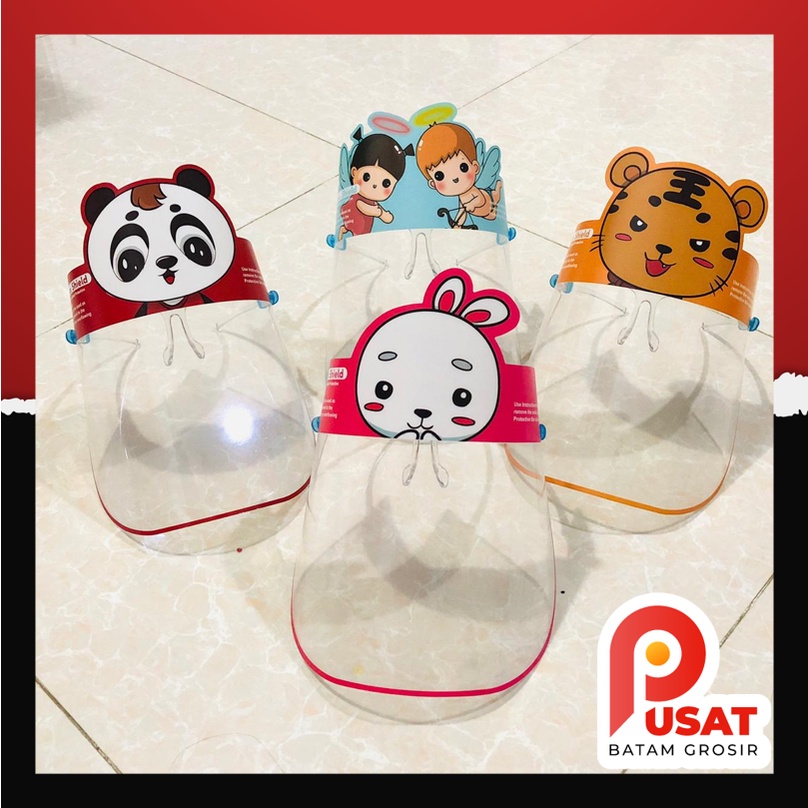 Pusat Batam Grosir - 731 Faceshield Kacamata Anak / Face Shield Fashion / Pelindung Wajah / Penutup 