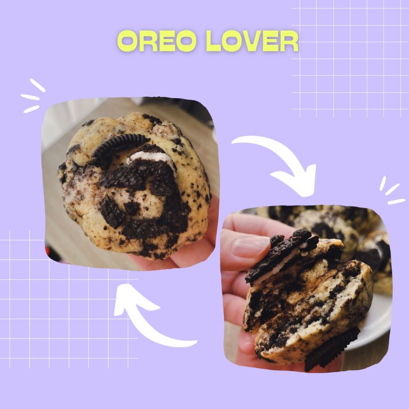 

HAMPERS / GIFT HOMEMADE SOFT COOKIES FULL OREO 1 BOX ISI 5 PCS
