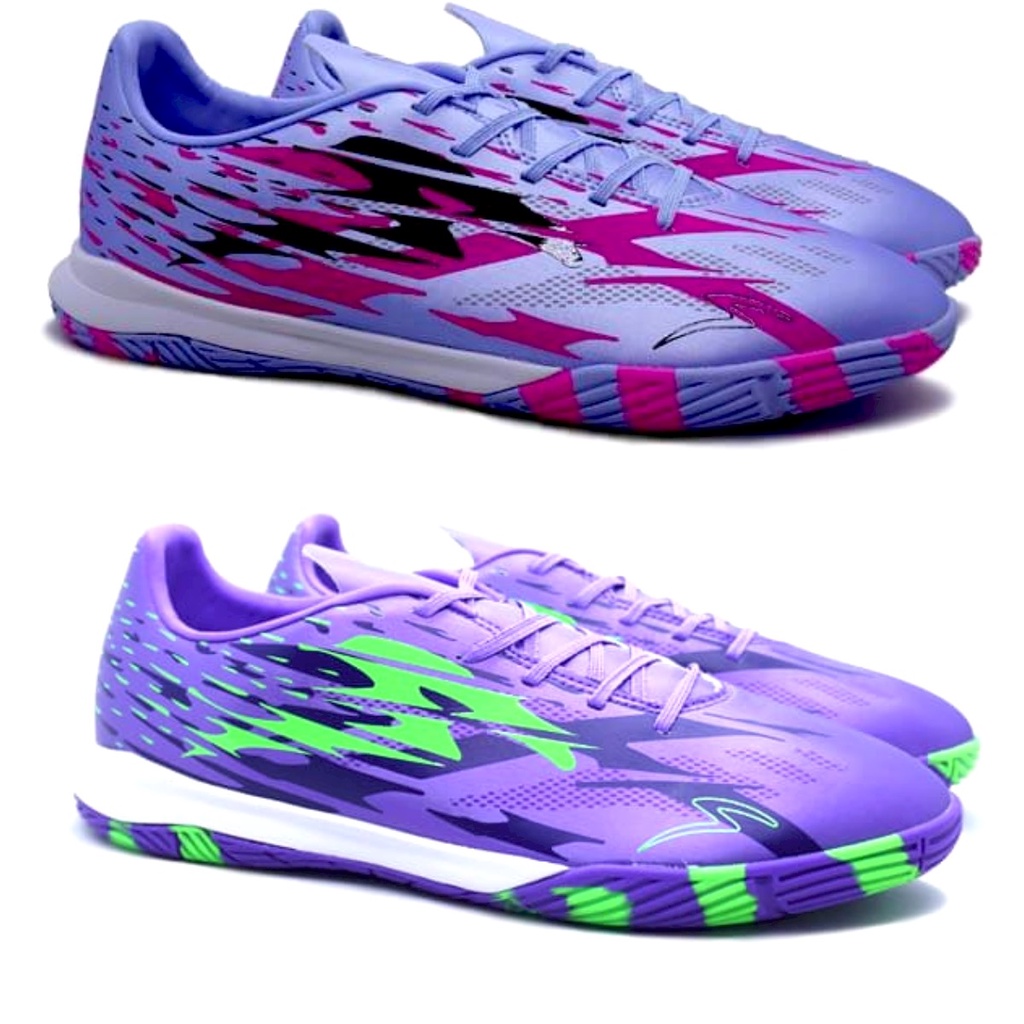Specs Futsal Accelerator Alpha XTD Pro in Lilac Blue Pink Glo Black 100% ORIGINAL