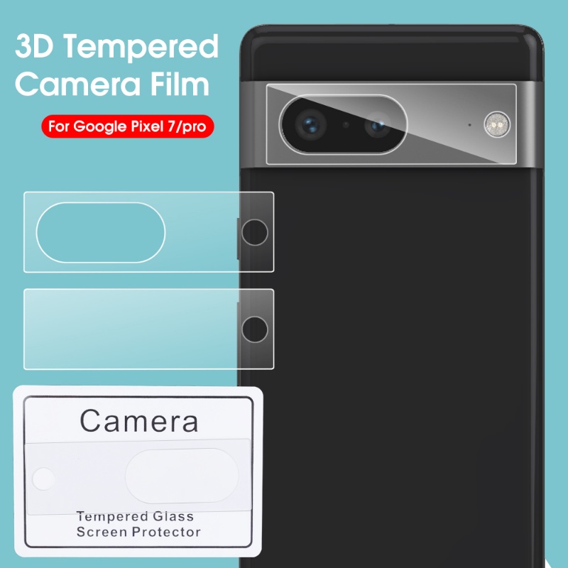 1pc HD Film Pelindung Kamera Belakang Tanpa Gelembung Pelindung Layar Lensa Tempered Glass Anti Gores Untuk Google Pixel7Per7 Pro