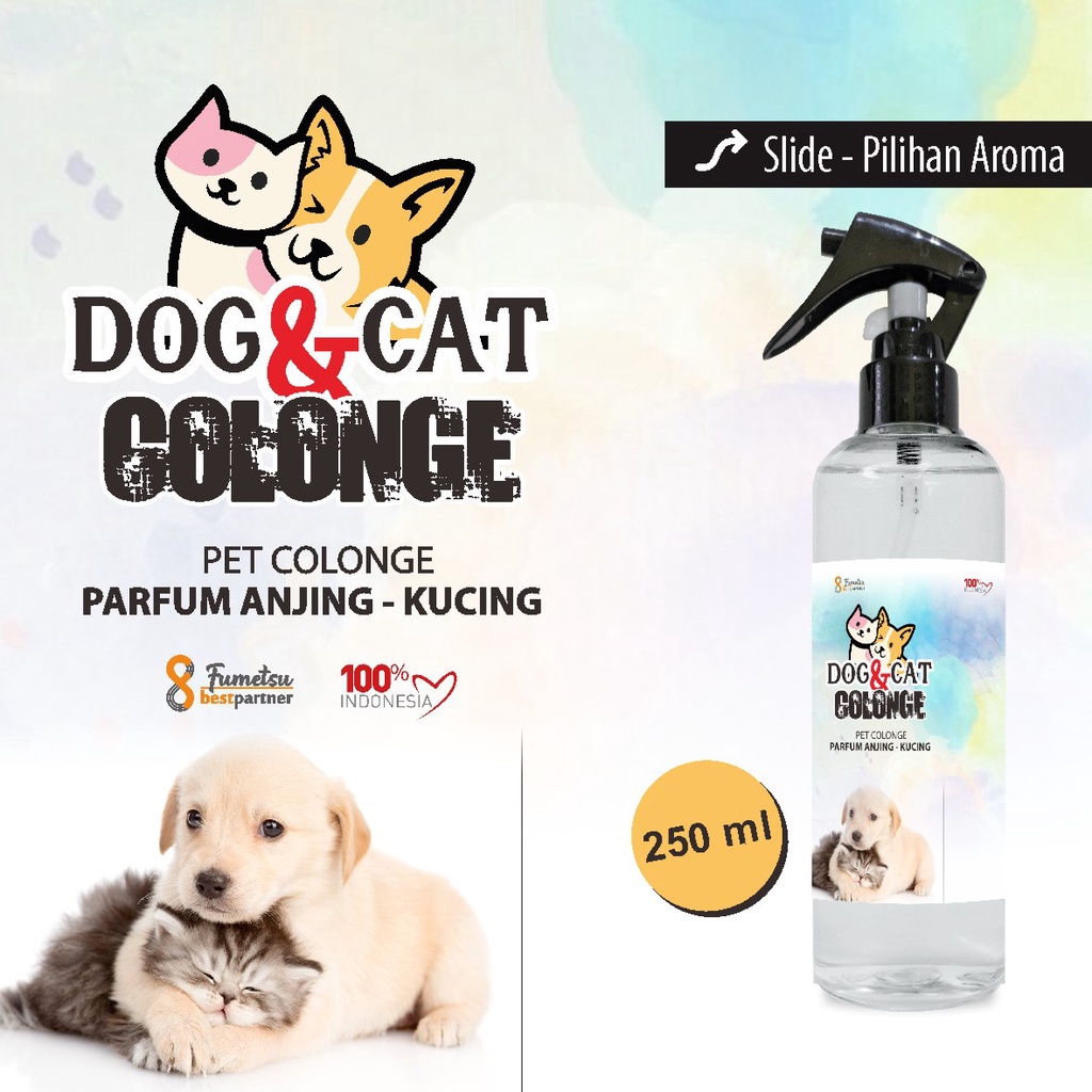 Parfum Penghilang Bau Kotoran Urin Hewan Kucing,Anjing Antibakteri Aroma EDT 250ML trigger