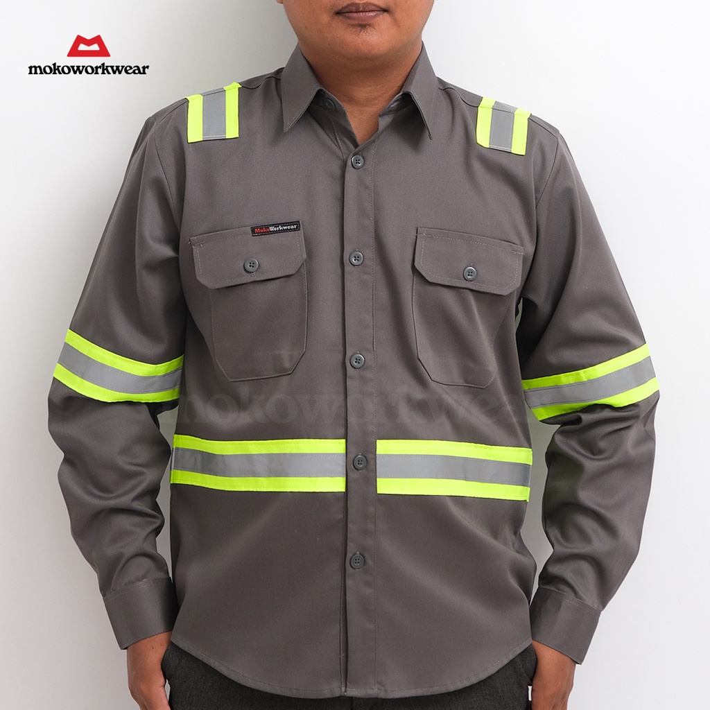 MOKOWORKWEAR WEARPACK SAFETY GREY Scotlite