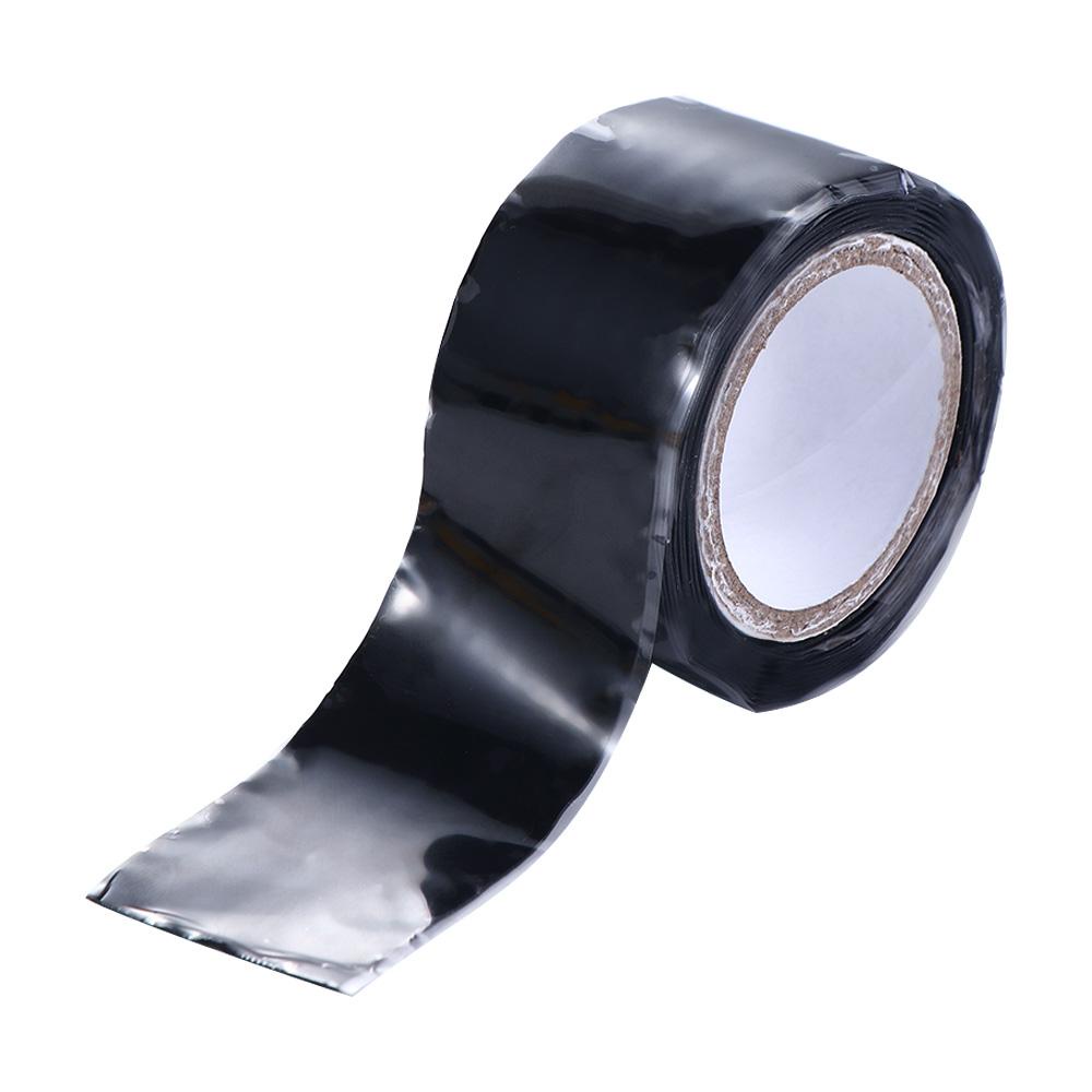 Lanfy Tape Perbaikan Kinerja 1.5M Hitam Sealers Self-adhesive Wire Hose Hardware Bonding Self Fusing Tape