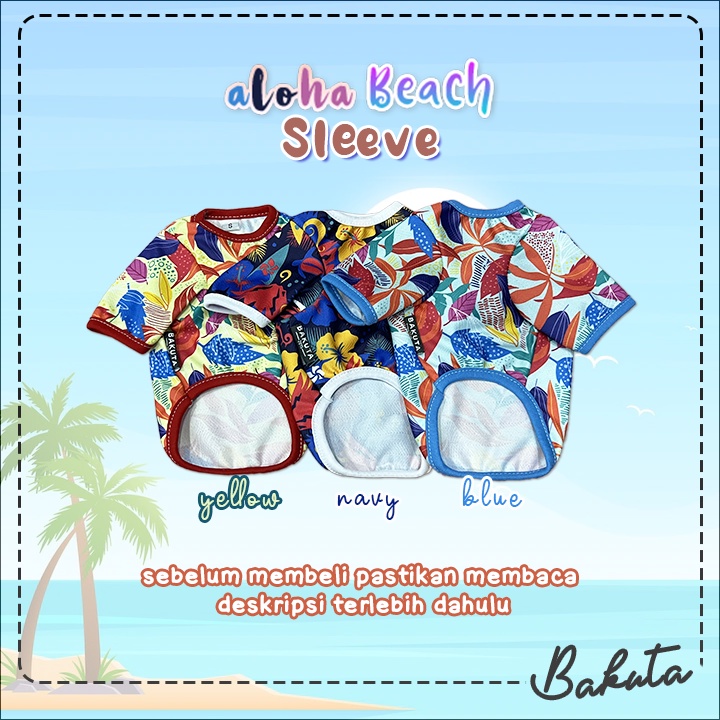 Baju Kucing Edisi Aloha Beach Sleeve Baju Kucing Murah untuk Kucing dan anjing / Bisa Pilih Ukuran S-XL / Baju Kucing Tangerang