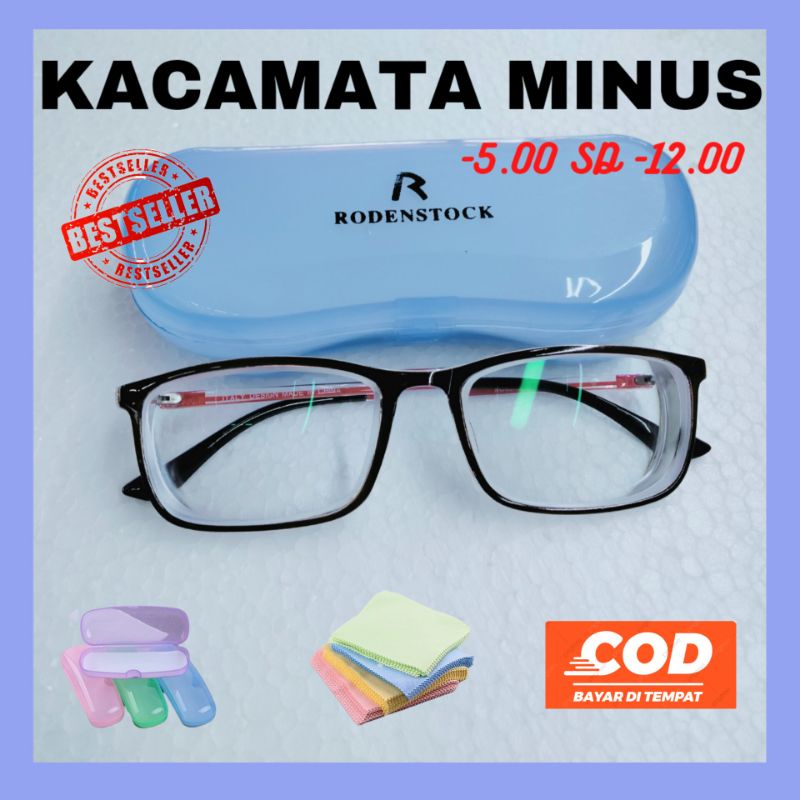 Kacamata Minus Lensa Tipis -5.00 SD -12.00 Kacamata Minus Tinggi Kacamata Minus Lensa Index 1.67,dan