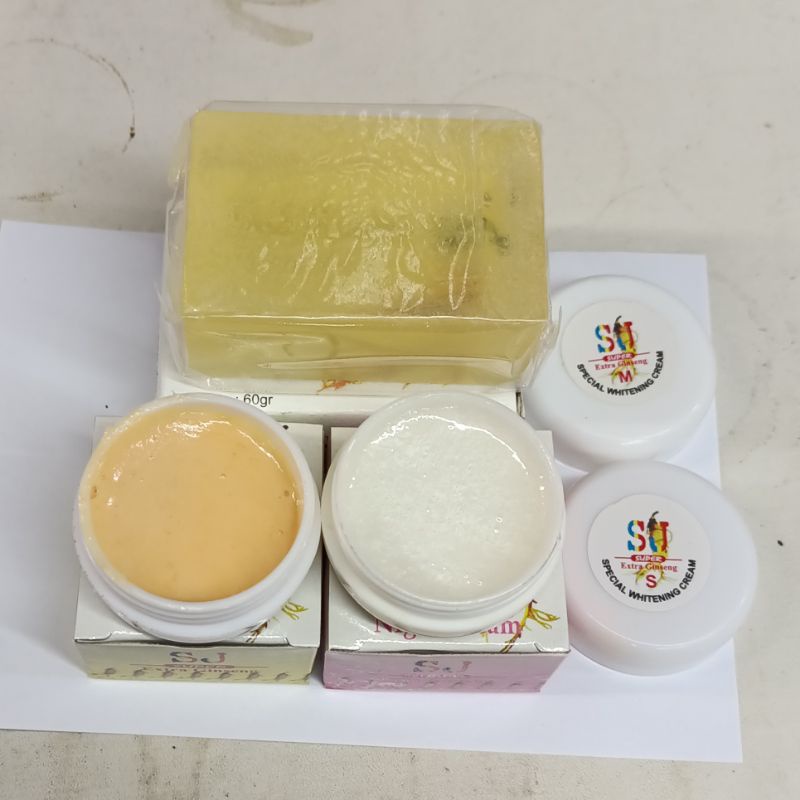 Paket Cream SJ Ginseng 3in1 - Cream Siang Malam + Sabun SJA