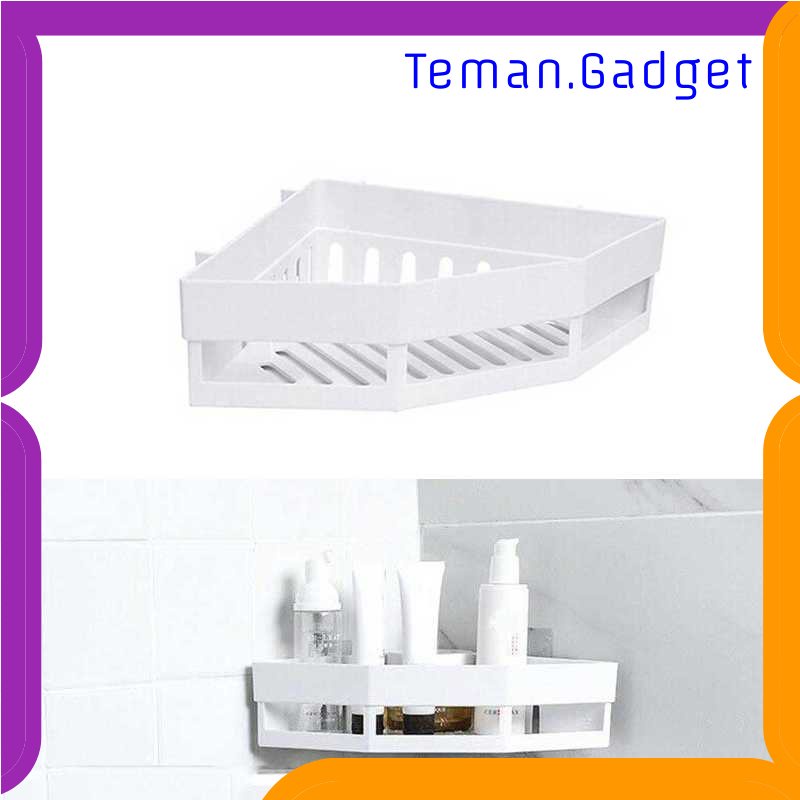 TG-RAK ZGRK Rak Gantungan Sudut Dinding Kamar Mandi Corner Shelf - ST145