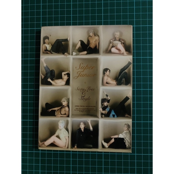 album only super junior Sexy Free & Single normal ver / leeteuk / heechul / yesung / kangin / sungmi