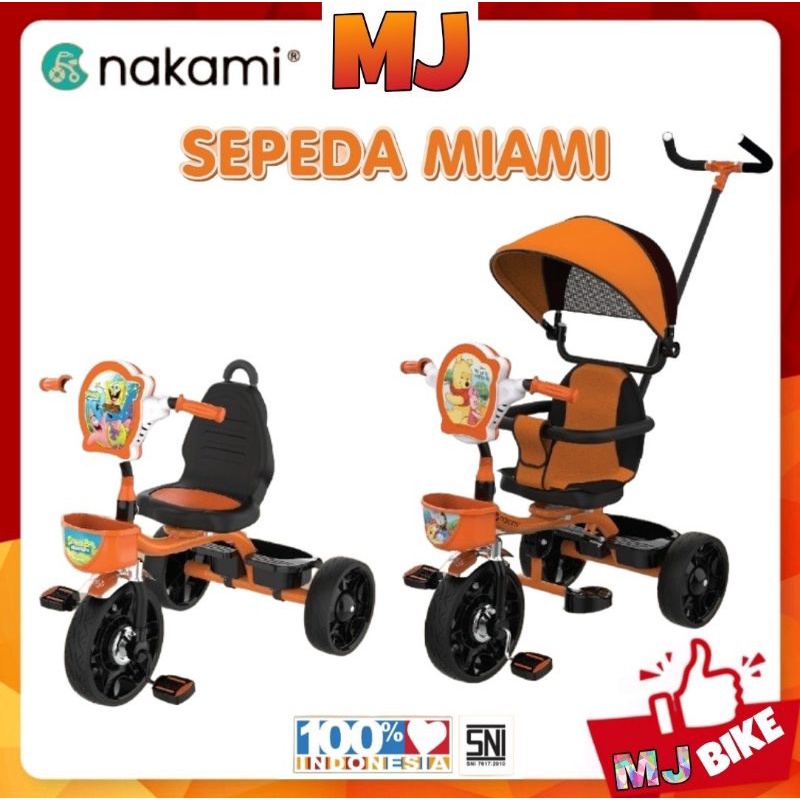 Nakami Sepeda Anak Roda 3 type MIAMI