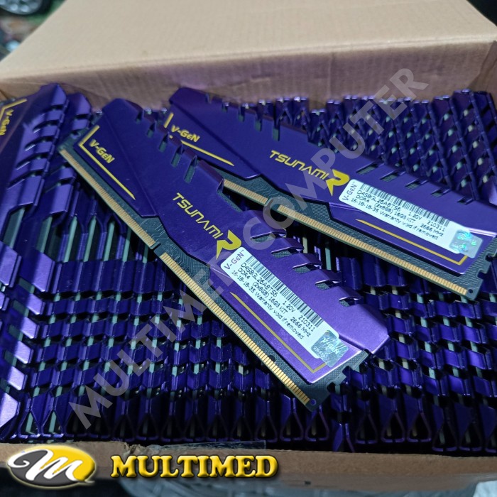 MEMORY RAM PC GAMING DDR4 16GB KIT (2x8GB) 2666Mhz V-GeN