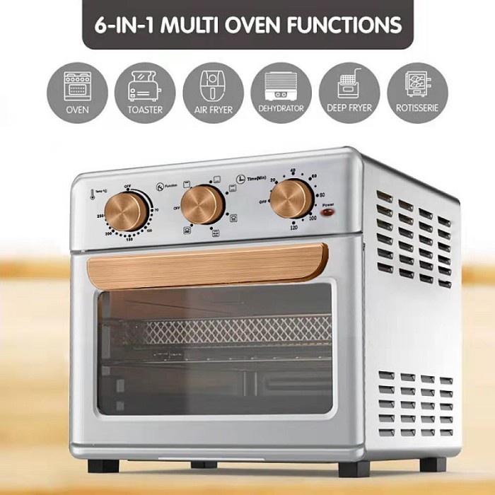 Fryer Idealife Il200A Air Fryer Oven Bisa 6 Fungsi Kapasitas 25L