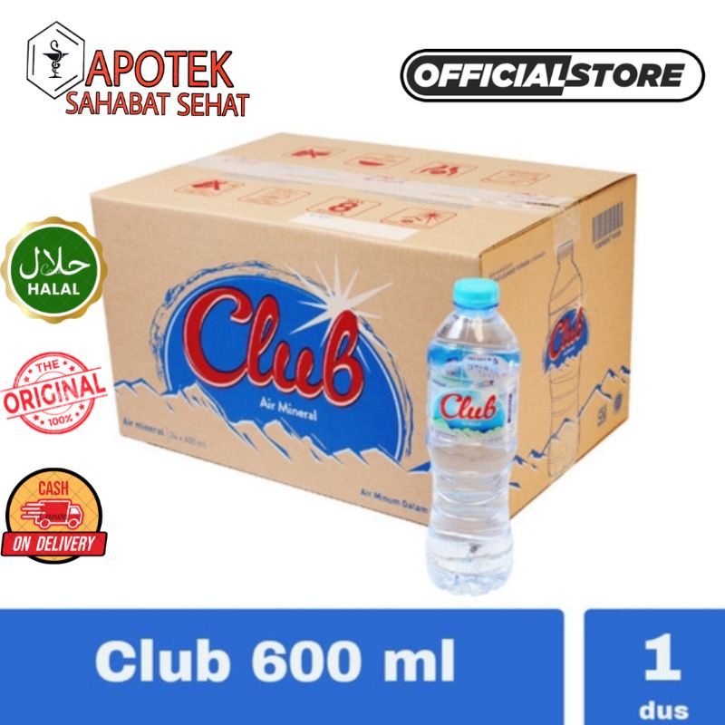 CLUB 600 ML | AIR MINERAL BOTOL