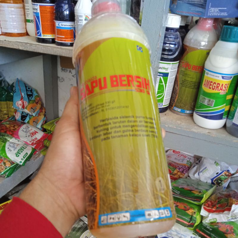 hebisida sistemik SAPU BERSIH 530 SL, 1 liter basmi gulma rumput sampai ke akarnya