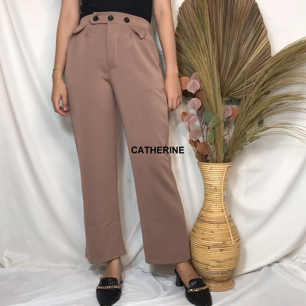 CELANA SCUBA PUSPI PANTS/CELANA PANJANG/PAKAIAN WANITA