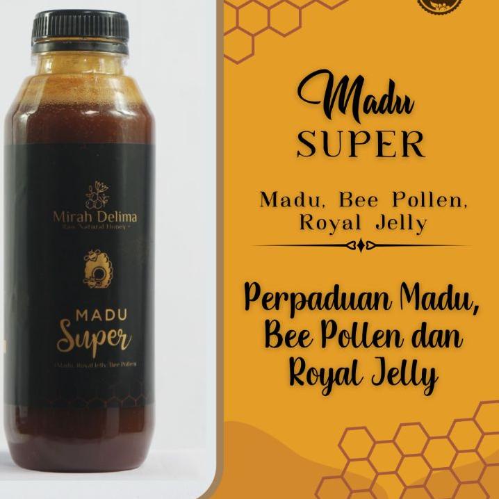

Discount [KI3] Madu Super - Madu + Bee Pollen + Royal Jelly - 500 ml