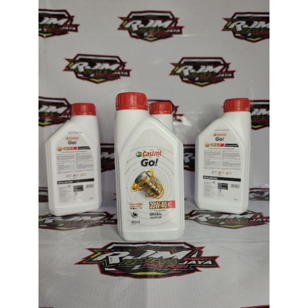 Oli Motor Castrol Go 4T 800ml Original