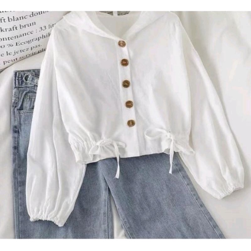 Vika blouse//atasan OOTD//Korean style//Toriburch