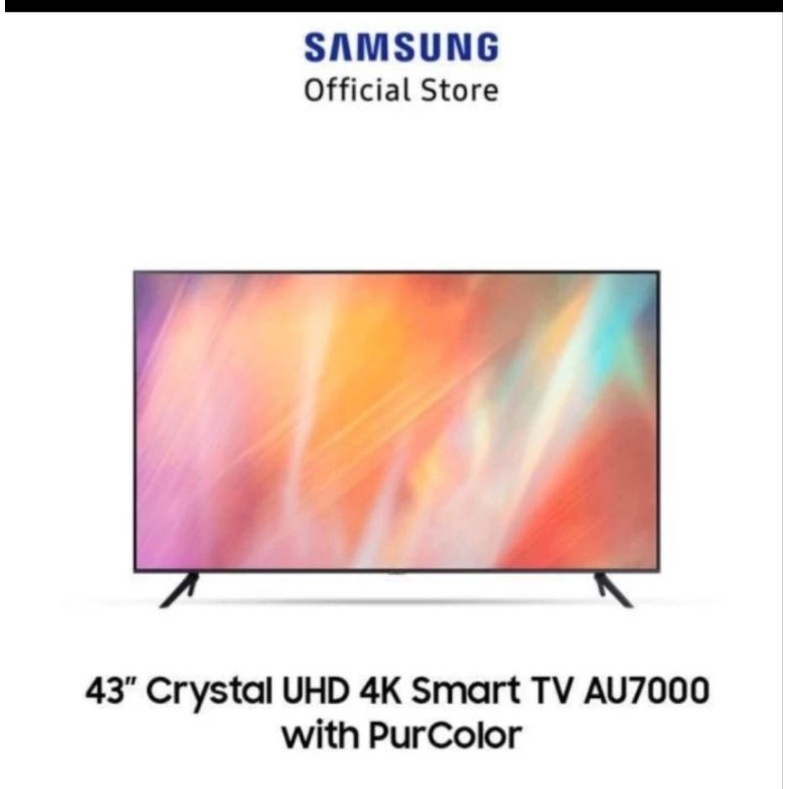 Smart TV LED Samsung Crystal UHD 43 Inch 43AU7000