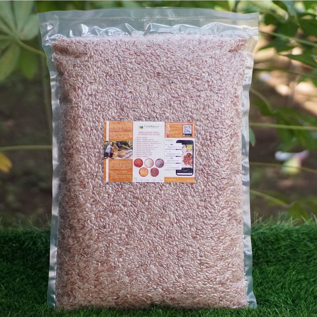 

Beras Merah Muda (Pink Rice) Enak Empuk Pulen FRESH langsung dari Petani I 5kg Vacuum