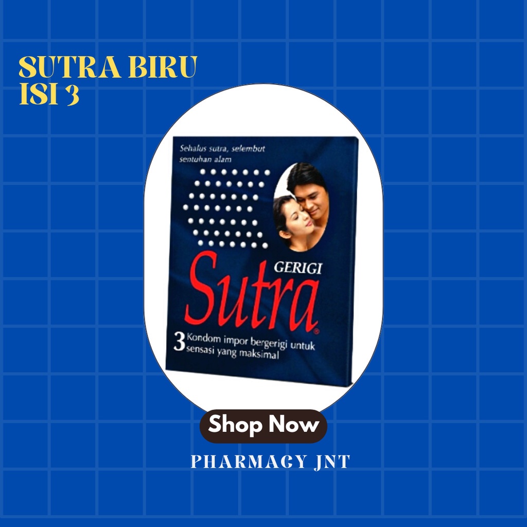 [PRIVASI AMAN] SUTRA GERIGI BIRU / KONDOM PENGAMAN