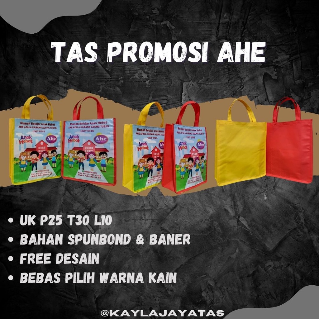 TAS PROMOSI AHE / TAS SOUVENIR AHE / TAS JINJING LES AHE, BIMBEL, BIMBA