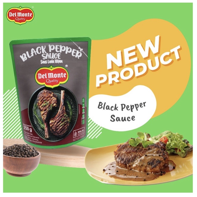 

Del Monte Black Pepper Sauce 250 gr