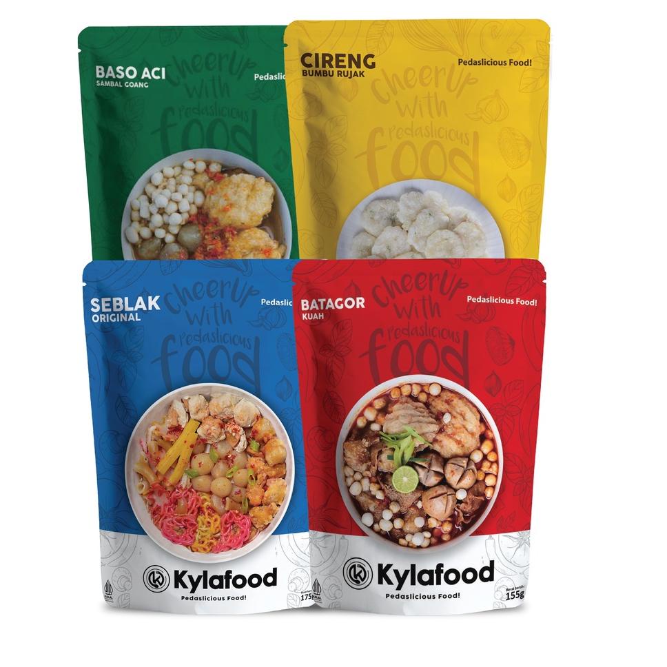 

✓ Kylafood Paket ( Seblak Ori, Batagor Kuah, Cireng Rujak, Boci Goang )