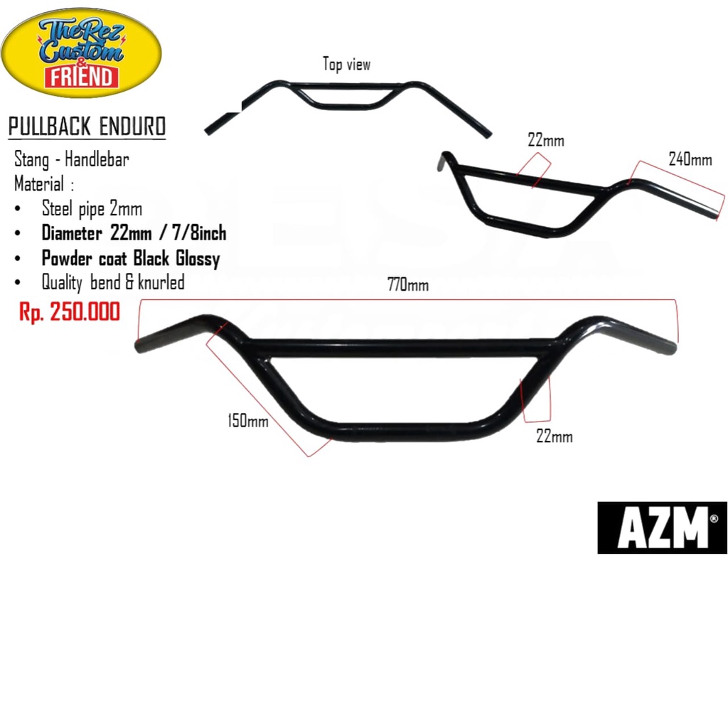 Stang Custom Stang Royal Enfield Stang Benelli PEStang Pullback Enduro