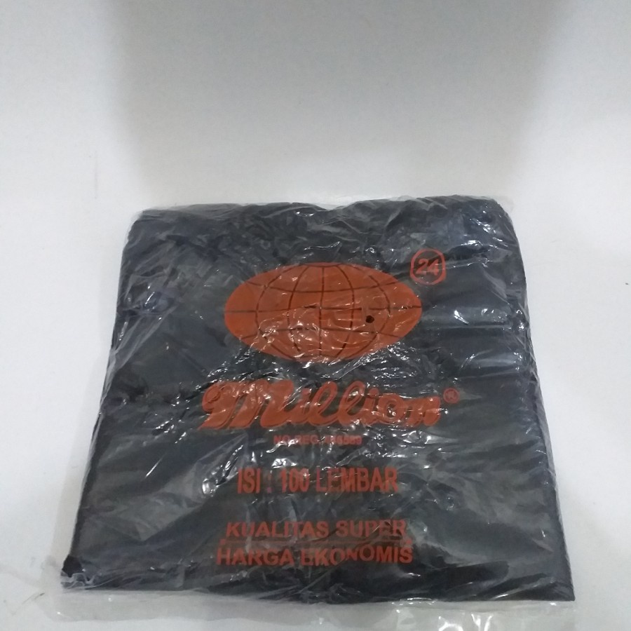 Kantong Plastik Keresek Kresek HD Hitam 15 24 30 40 50 MILLION