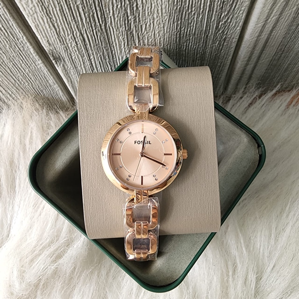 jam tangan BRANDED ORI BQ3206 Kerrigan  Rose Gold Tone Stainless Steel Watch