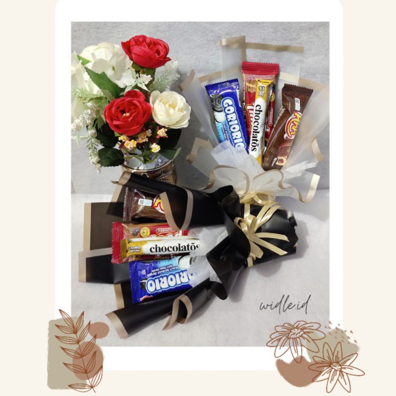 

BUKET SNACK/HAMPERS/SOURVENIR ULANG TAHUN/HADIAH/GIFT/VARIAN 2