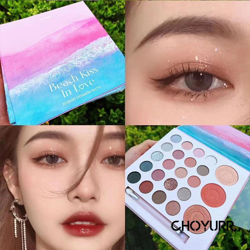 【COD】Beauty Glazed Eyeshadow Pallete 23 Warna Color Board Shimmering Dan Matte Natural Color Waterproof Long Lasting-CH