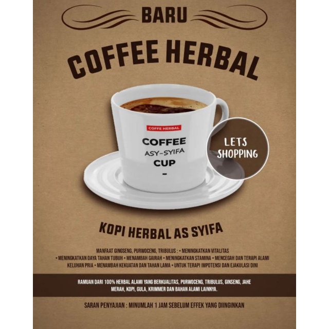 

Kopi Herbal alami asyifa khusus pria dewasa