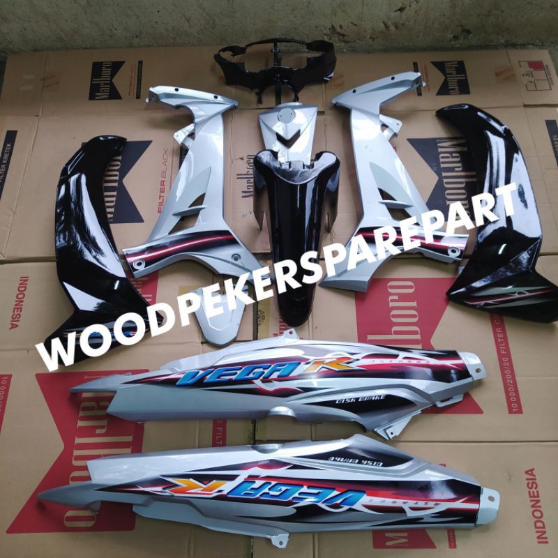 FULL BODY ALUS VEGA R NEW SILVER HITAM