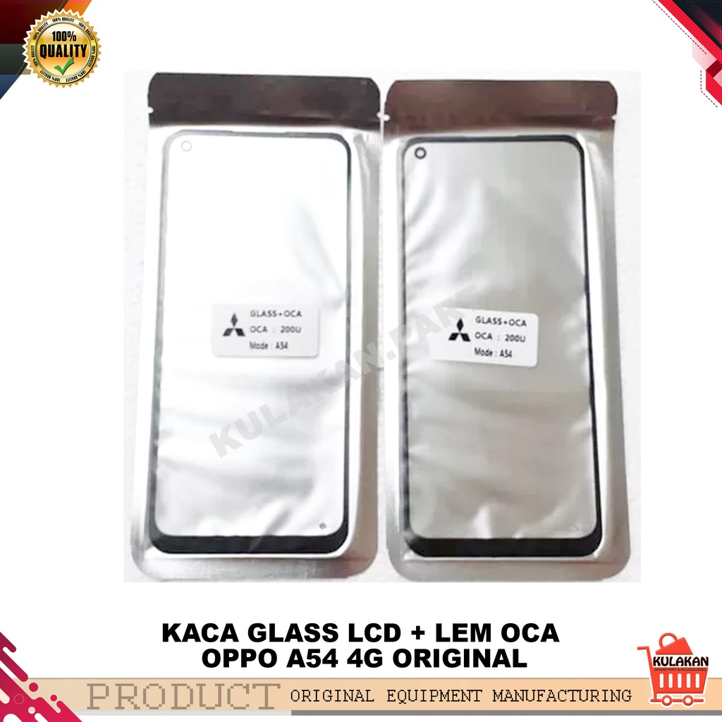 KACA GLASS LCD + LEM OCA OPPO A54 4G NEW ORIGINAL
