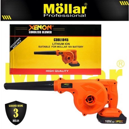 CORDLESS HAND BLOWER XENON CDBL1845 MESIN BLOWER TANGAN 2 BATERAI 18VO