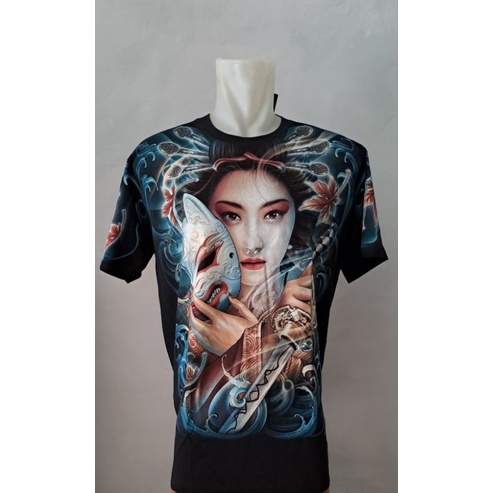 kaos geisha samurai caballo thailand