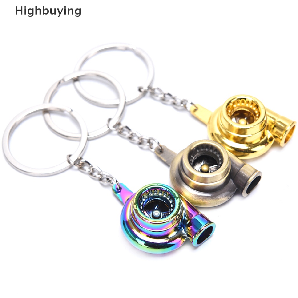 Hbid Fashion Portable Mini Spinning Turbo Turbin Keyring Gantungan Kunci Aksesoris Hadiah Glory