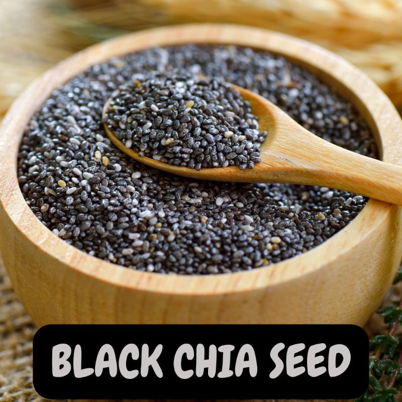 

BLACK CHIA SEED ORGANIC 100gr kaya serat cocok untuk diet