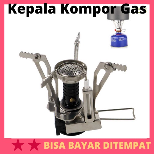 Kepala Kompor Gas Lipat Mini Camping Stove / Kompor Gas Lipat Camping Camp Cemping Kamping Kemping O